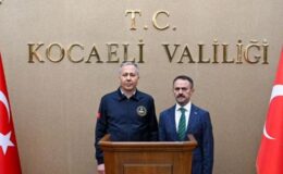 Bakan Yerlikaya’dan Vali Aktaş’a ziyaret