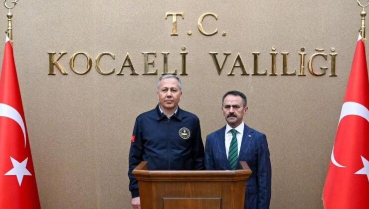 Bakan Yerlikaya’dan Vali Aktaş’a ziyaret