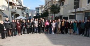 baskan gokce korfezkent esnafina konuk oldu