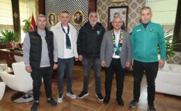 HODRİMEYDAN BAŞKAN ŞENER SÖĞÜT’E ANLAMLI ZİYARET