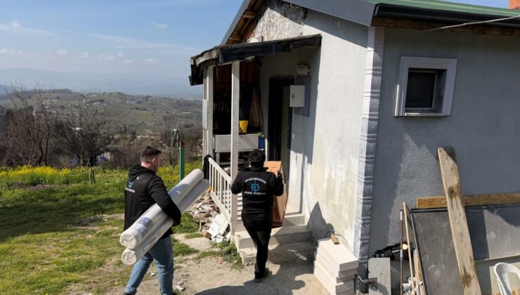Büyükşehir ’den Aktekin Ailesine Yangın Sonrası Destek