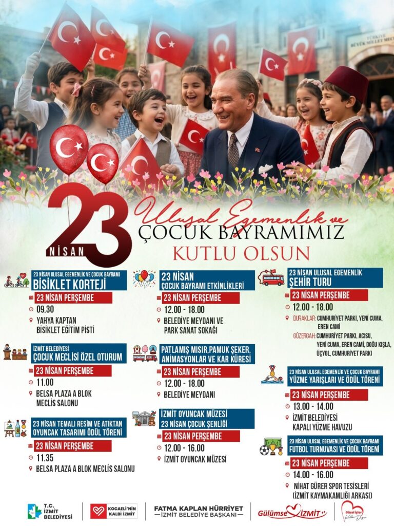 23 Nisan coskusu Izmitte doyasiya yasanacak 1