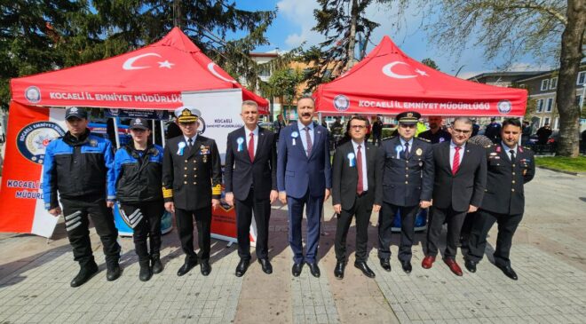 Polis Teşkilatı’nın 181. Kuruluş Yılı Gölcük’te Törenle Kutlandı
