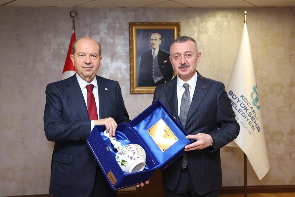 Ersin Tatar Baskan Buyukakina konuk oldu 3