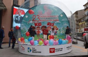 belediye onu cocuklarla senlendi