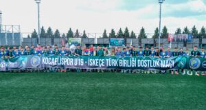 kocaeli ve iskece futbolun birlestirici gucuyle bulustu