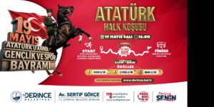 19 mayis coskusu derincee28099deataturk halk kosusu ile taclanacak