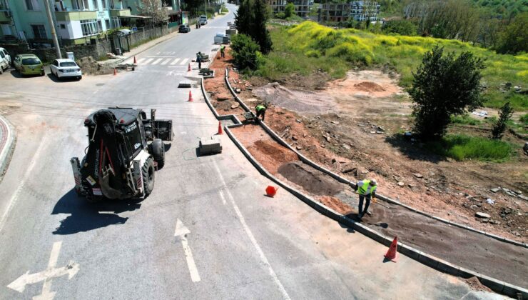 Başiskele’de trafik akışına yeni dokunuşlar