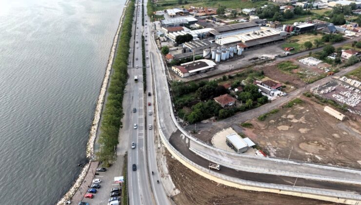 Başiskele’de trafiği rahatlatacak yeni bağlantı yolu daha açıldı;