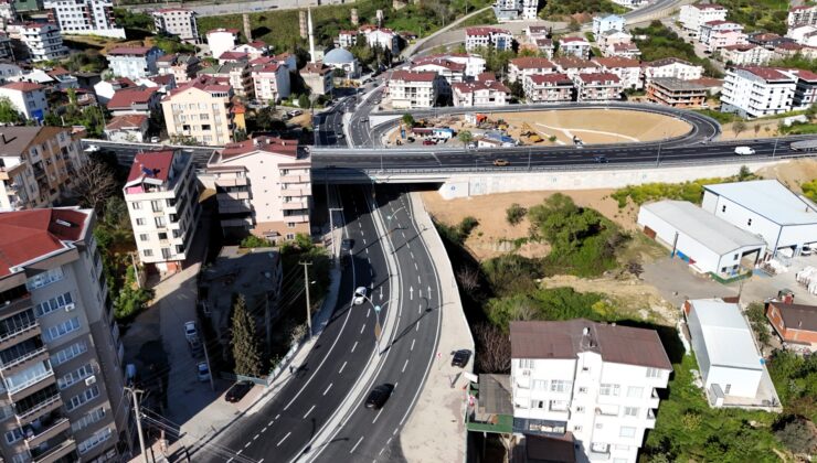 Gebze trafiğine köprülü kavşak müdahalesi