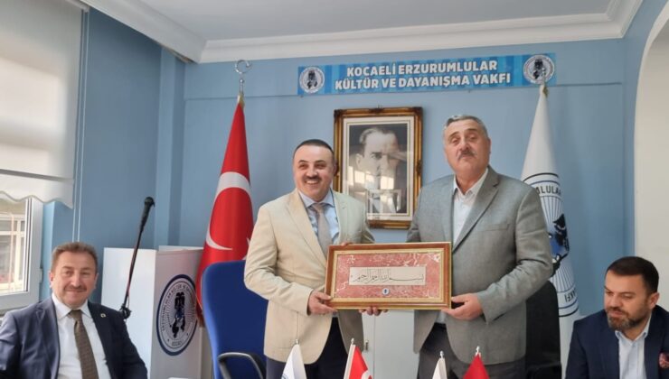 Müdür Aydın’dan Erzurumlular Vakfı’na iade-i ziyaret
