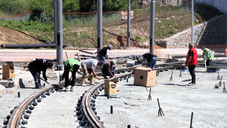 Kartepe Tramvay Hattı’nda ilk istasyon tamam