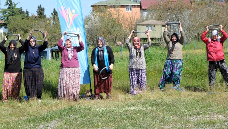 Şalvarlı sporla sağlıklı yaşama renkli farkındalık