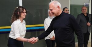 baskan calik personeliyle bayramlasti