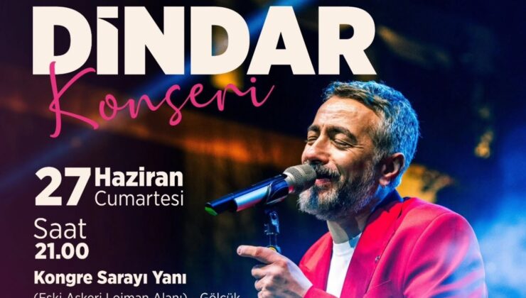 Gölcük Yaza Resul Dindar Konseri ile Merhaba Diyecek