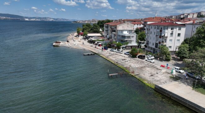 Değirmendere sahili yeni bir yüze kavuşuyor