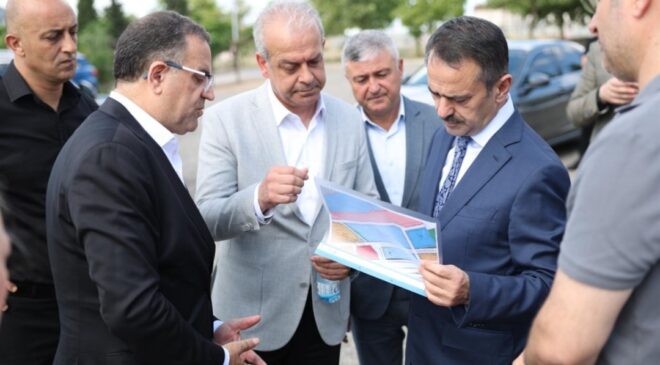 Vali Aktaş, Derince’de İncelemelerde Bulundu
