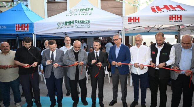 İHH Kocaeli Şubesinin Derince İlçesi Yeni Hizmet Binası açıldı