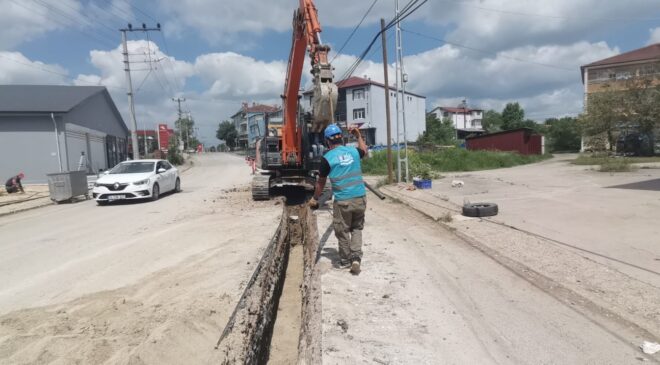 İSU’DAN DERİNCE VE KÖRFEZ’E 33 KİLOMETRELİK ALTYAPI YATIRIMI