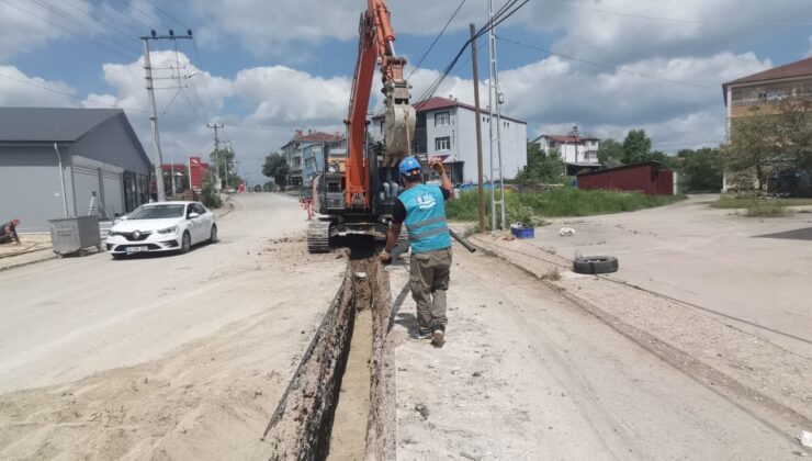 İSU’DAN DERİNCE VE KÖRFEZ’E 33 KİLOMETRELİK ALTYAPI YATIRIMI