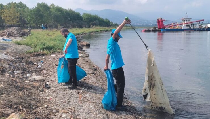 Kocaeli’nin kıyı şeritleri 10 ton atıktan arındırıldı