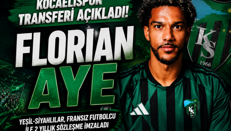 Kocaelispor’da Florian Aye transferi tamamlandı