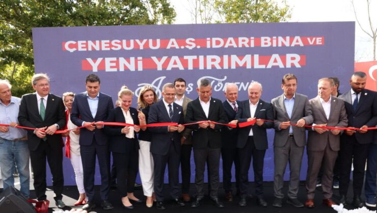 Özgür Özel, Çenesuyu´nun Yeni Yatırımlarını Hizmete Açtı
