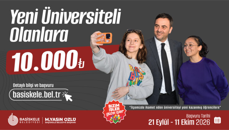 Başiskele’den 10 Bin TL’lik Eğitim Desteği