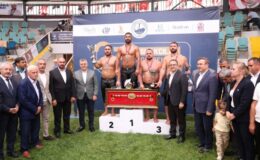 İshakçılar’da başpehlivan Seçkin Duman oldu
