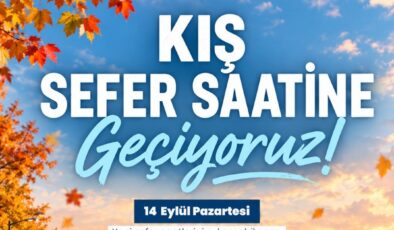 Toplu ulaşımda kış tarifesine geçiliyor