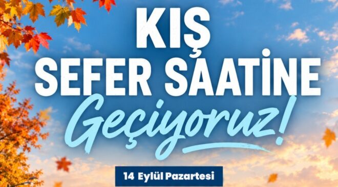 Toplu ulaşımda kış tarifesine geçiliyor