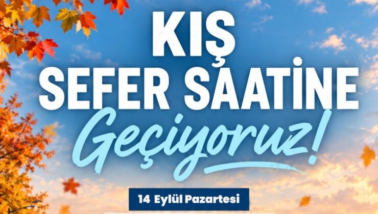 Toplu ulaşımda kış tarifesine geçiliyor