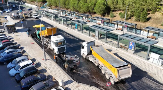 Stadyum Tramvayıyla Birlikte Yollar da Yenileniyor