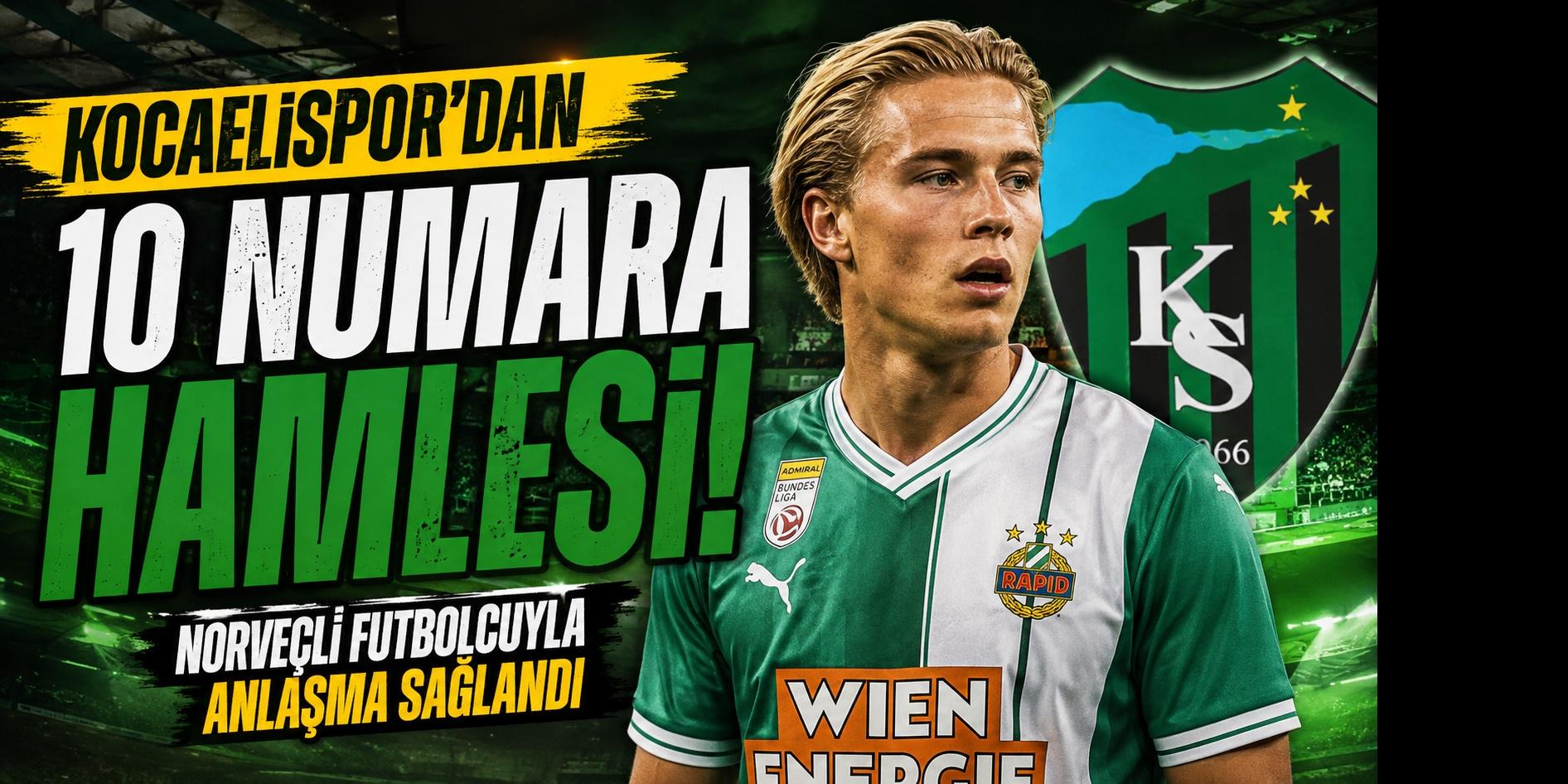 Kocaelispor’da 10 numara transferinde mutlu son yakın