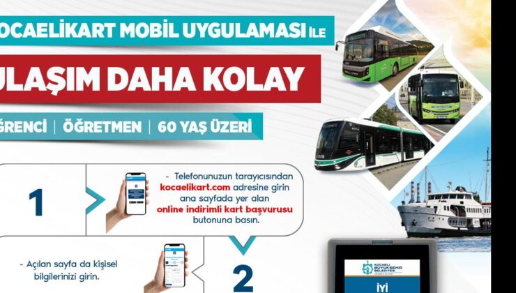 KocaeliKart ile işlemler cebinizde